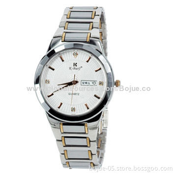 Silvery Stainless Ladies' Watch with Quartz Movement, 3ATM Waterproof